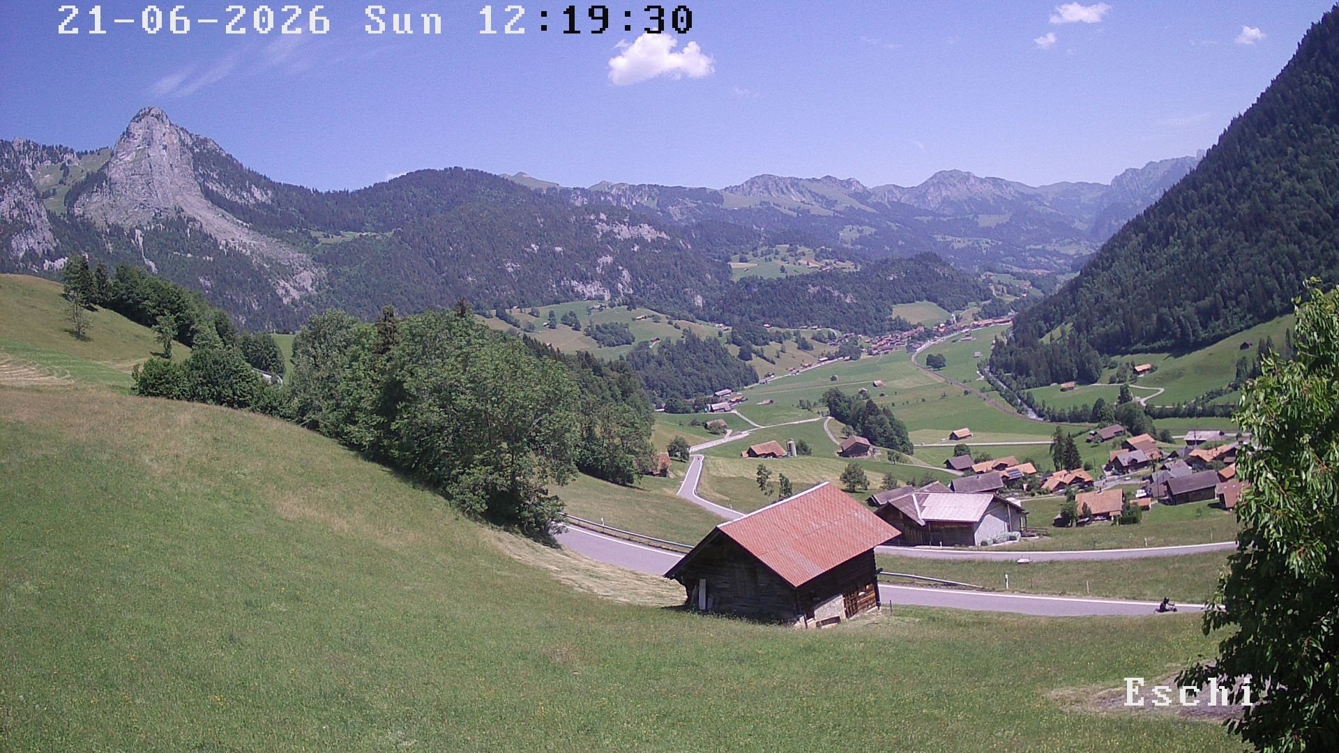 Archiv Foto Webcam in Boltigen-Eschi am Jaunpass