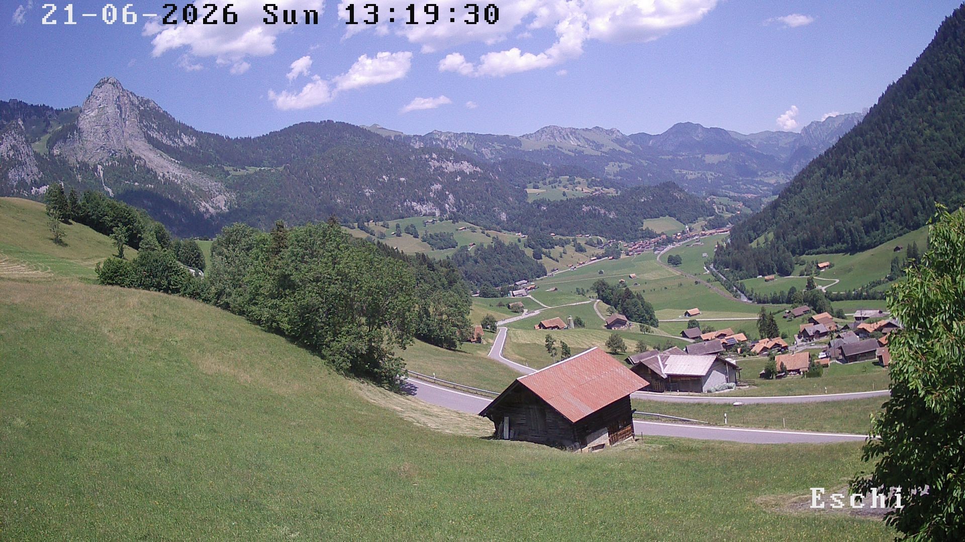 Archiv Foto Webcam in Boltigen-Eschi am Jaunpass