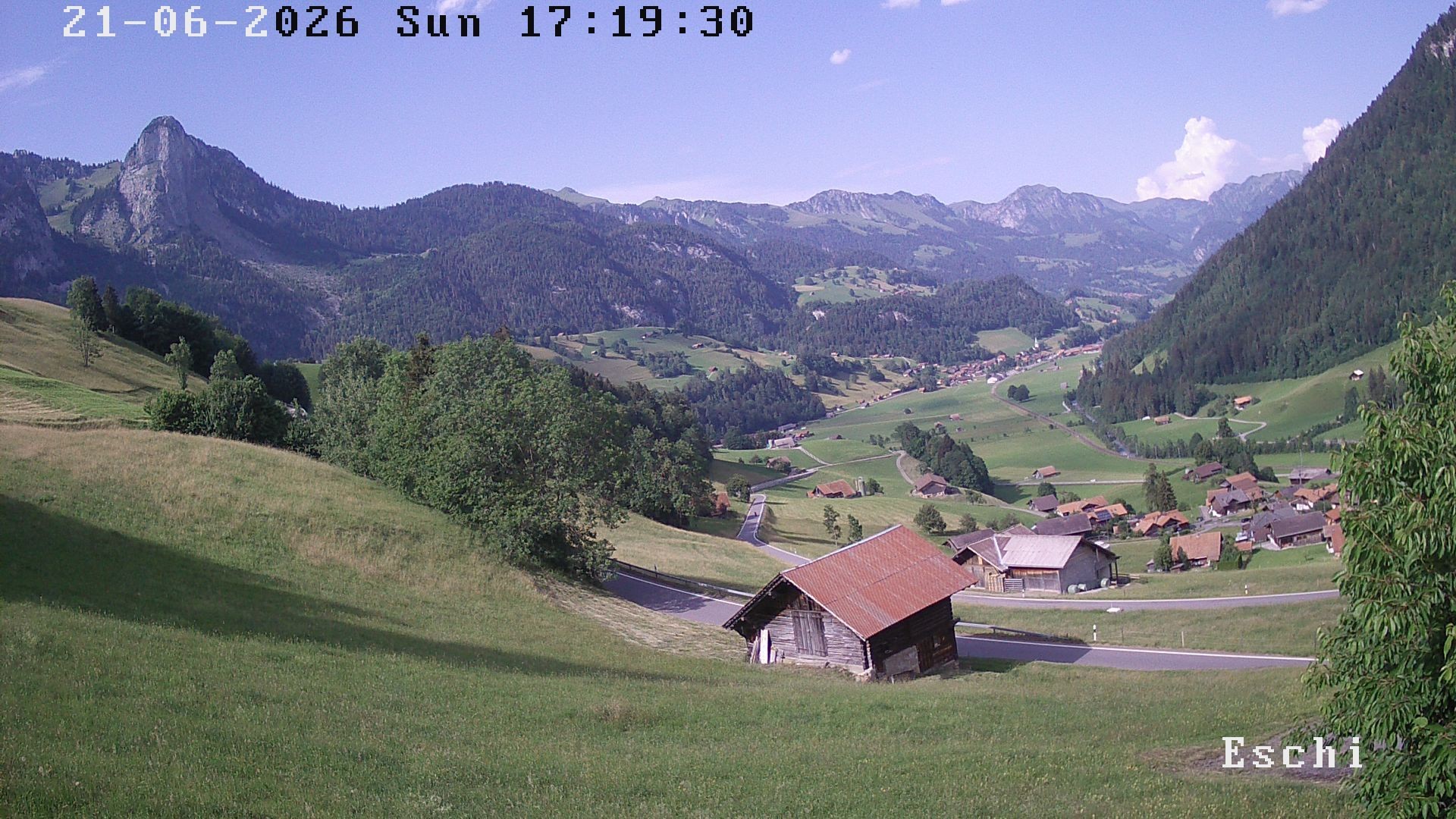 Archiv Foto Webcam in Boltigen-Eschi am Jaunpass
