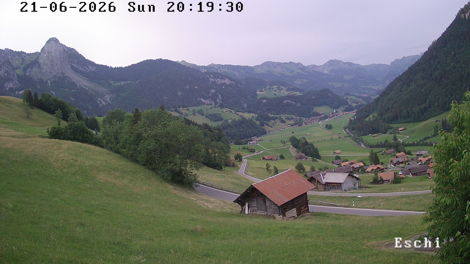 Archiv Foto Webcam in Boltigen-Eschi am Jaunpass