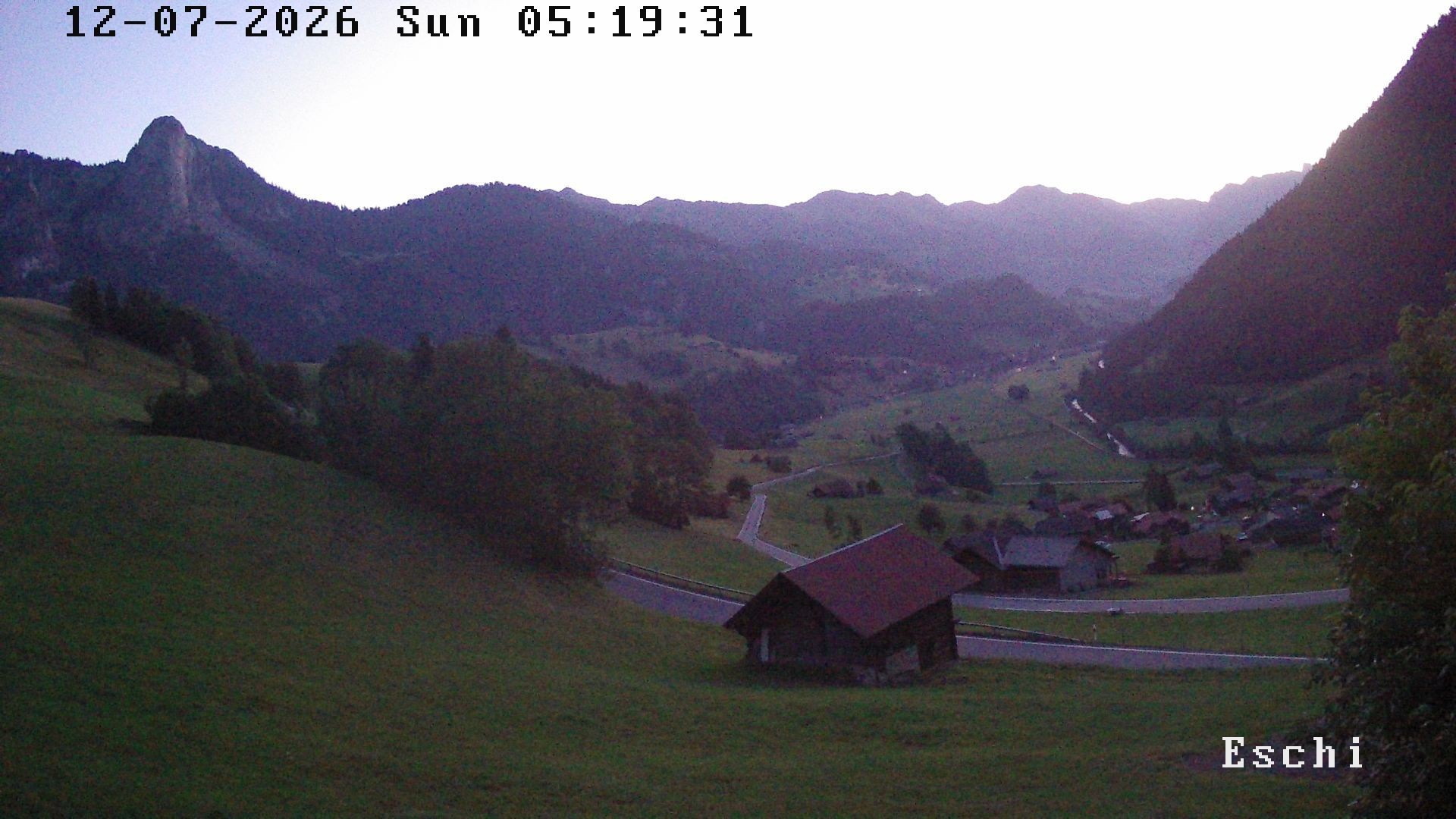 Archiv Foto Webcam in Boltigen-Eschi am Jaunpass