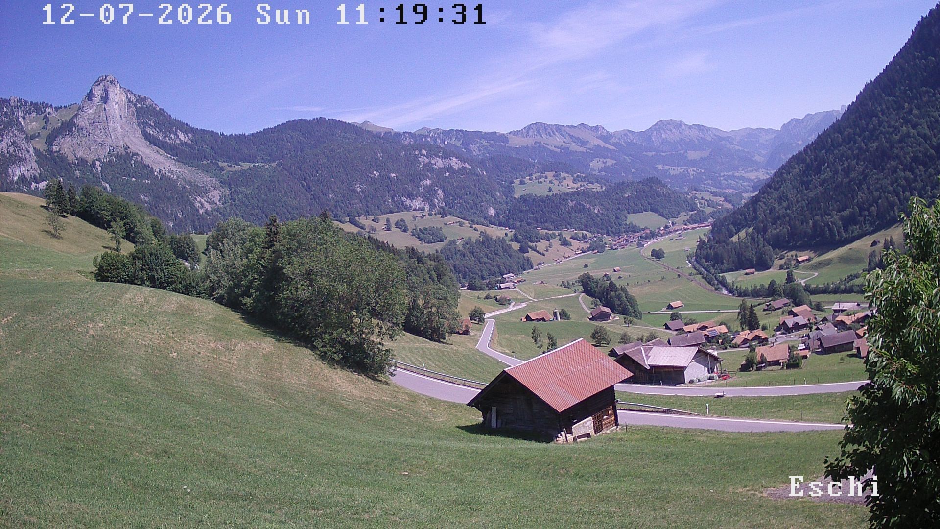 Archiv Foto Webcam in Boltigen-Eschi am Jaunpass