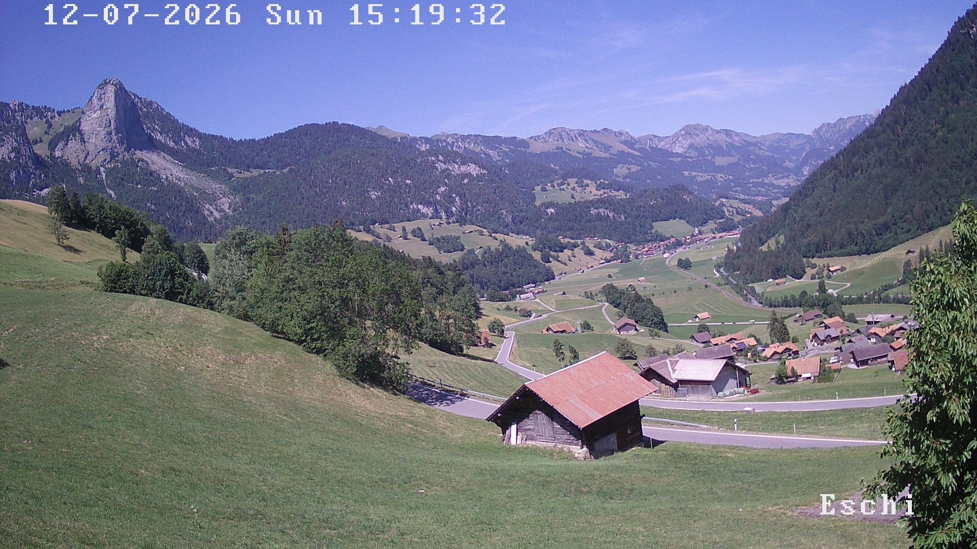 Archiv Foto Webcam in Boltigen-Eschi am Jaunpass