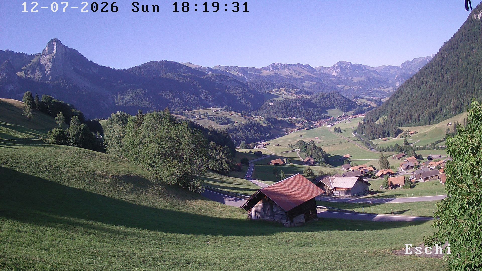 Archiv Foto Webcam in Boltigen-Eschi am Jaunpass