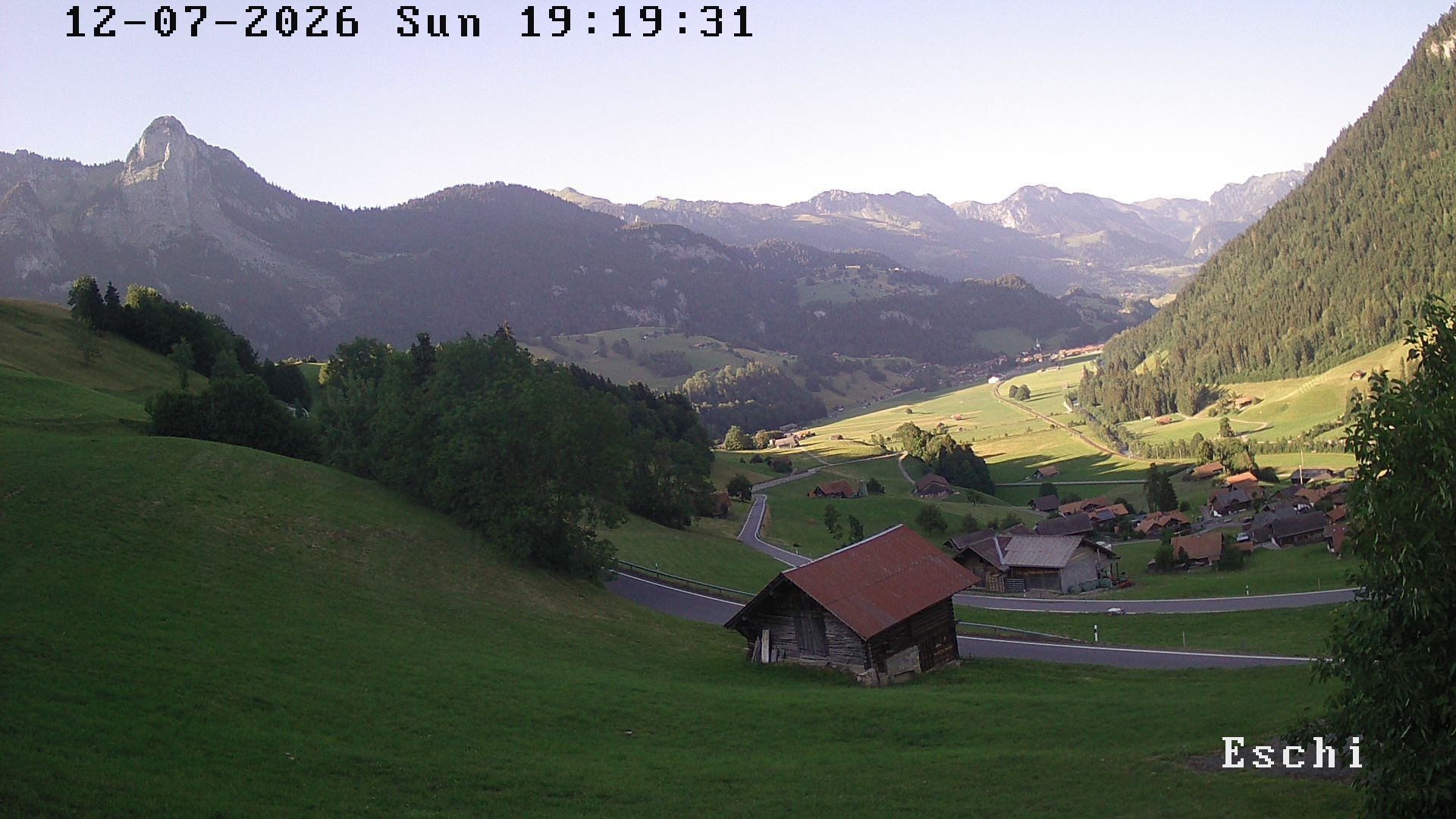 Archiv Foto Webcam in Boltigen-Eschi am Jaunpass
