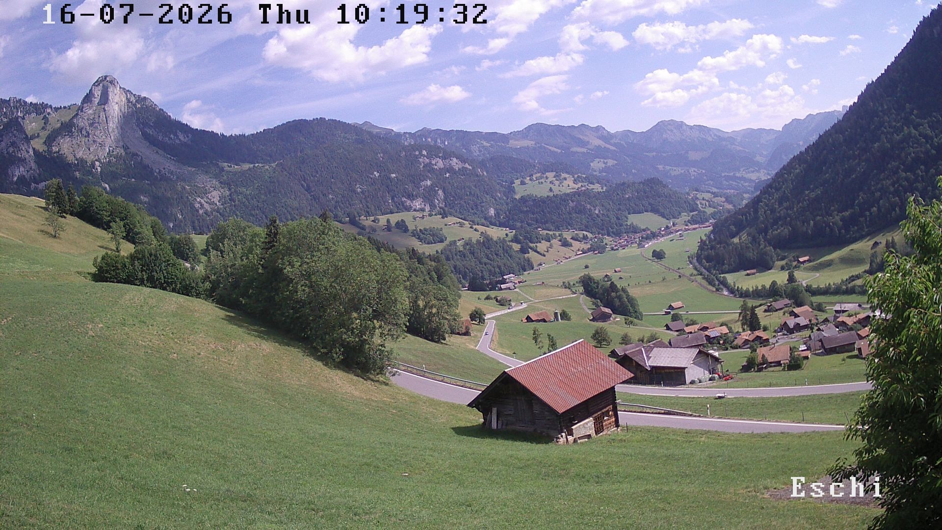 Archiv Foto Webcam in Boltigen-Eschi am Jaunpass