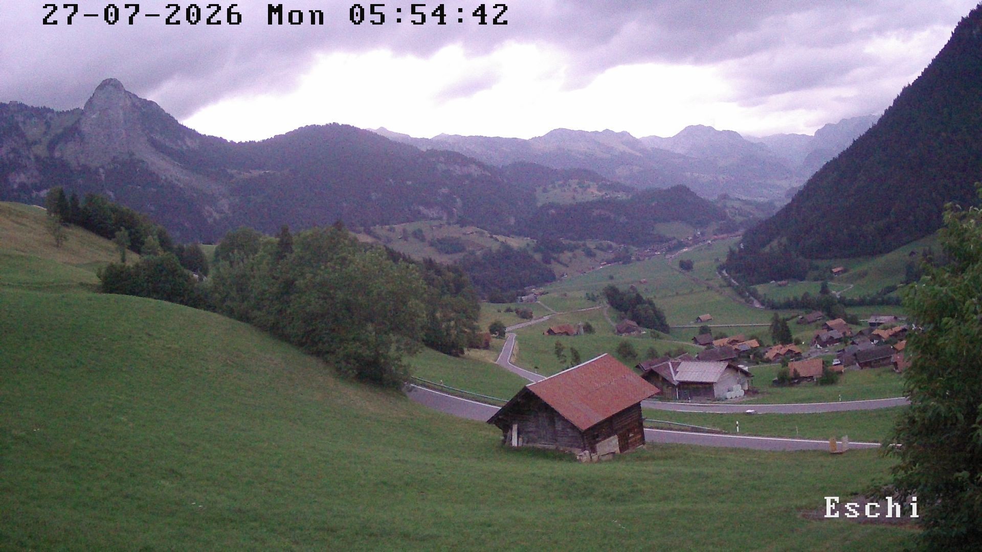 Archiv Foto Webcam in Boltigen-Eschi am Jaunpass