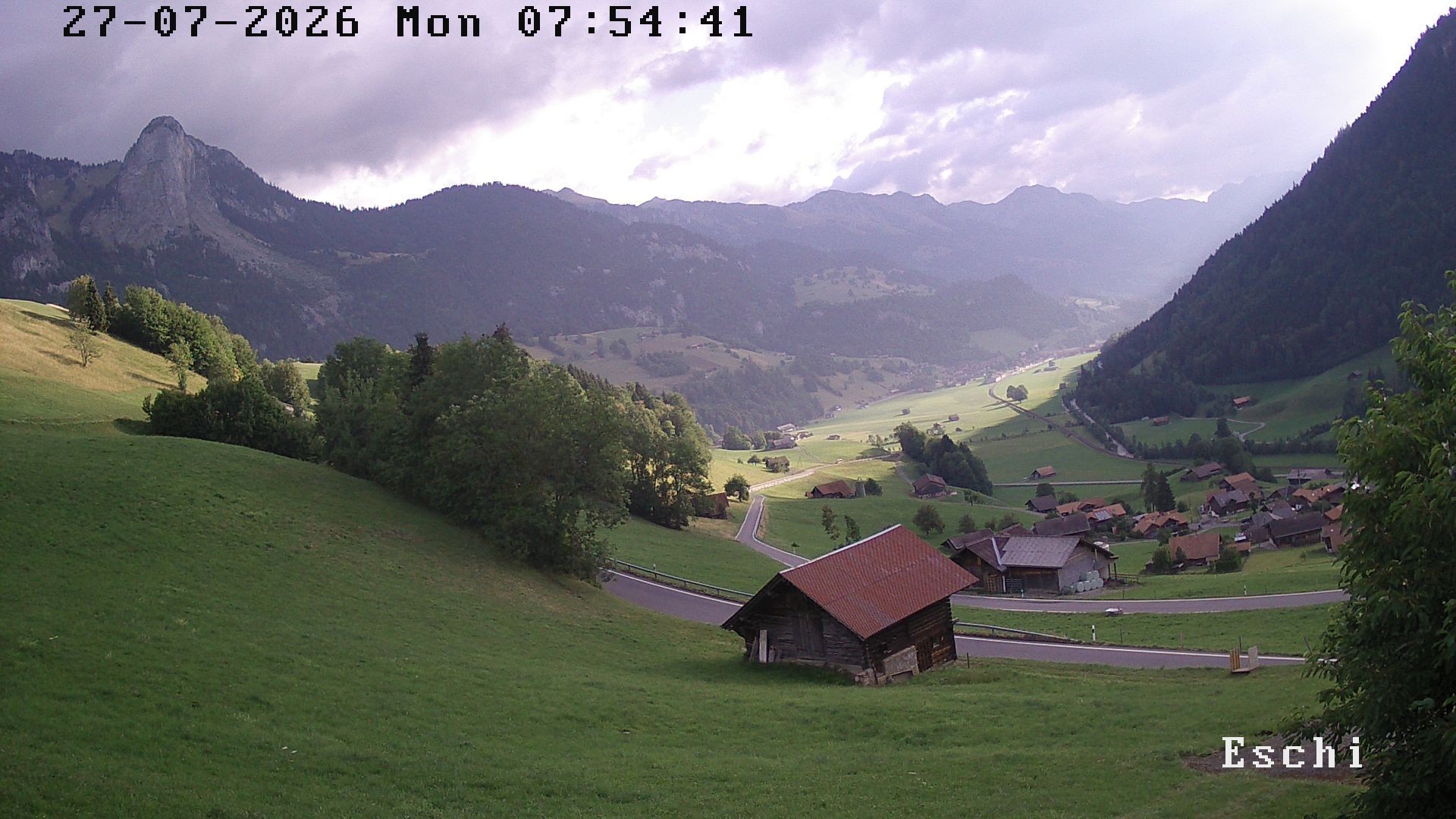 Archiv Foto Webcam in Boltigen-Eschi am Jaunpass