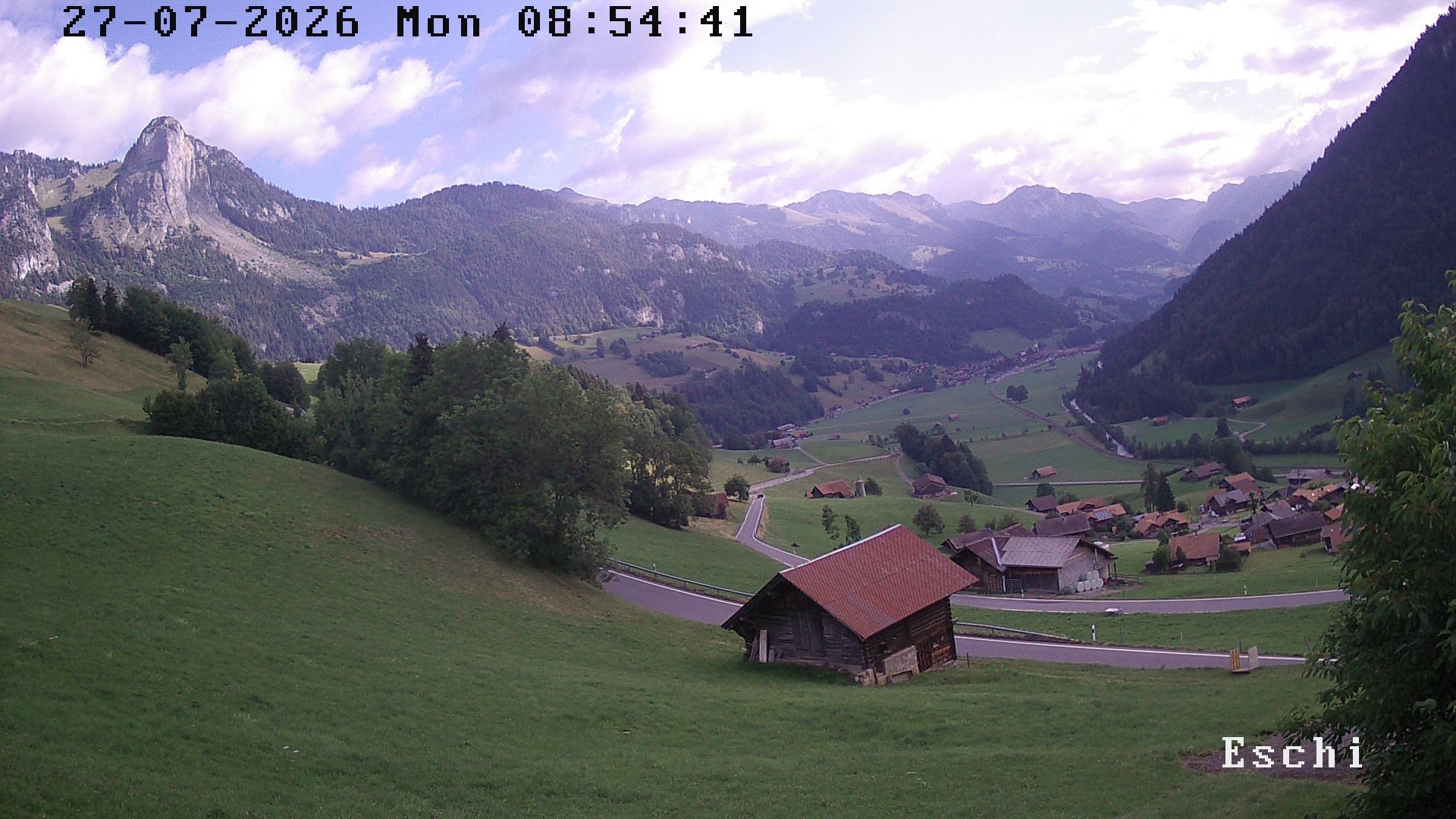 Archiv Foto Webcam in Boltigen-Eschi am Jaunpass