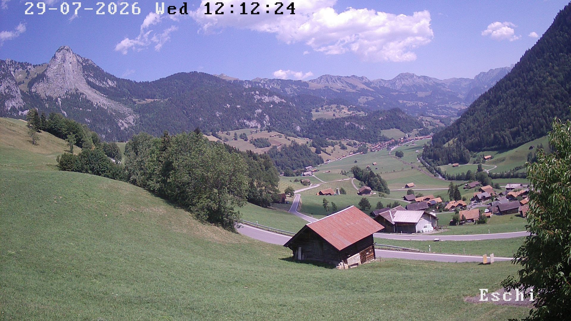 Archiv Foto Webcam in Boltigen-Eschi am Jaunpass