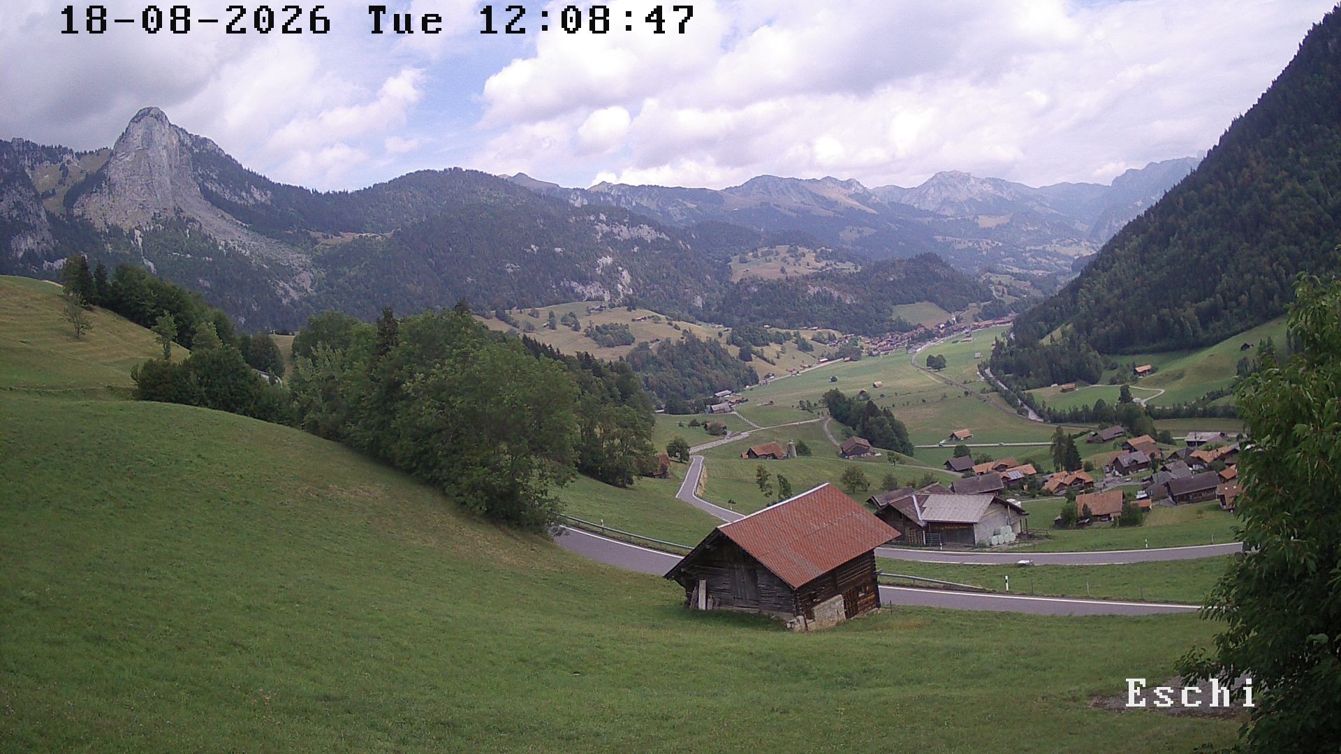 Archiv Foto Webcam in Boltigen-Eschi am Jaunpass