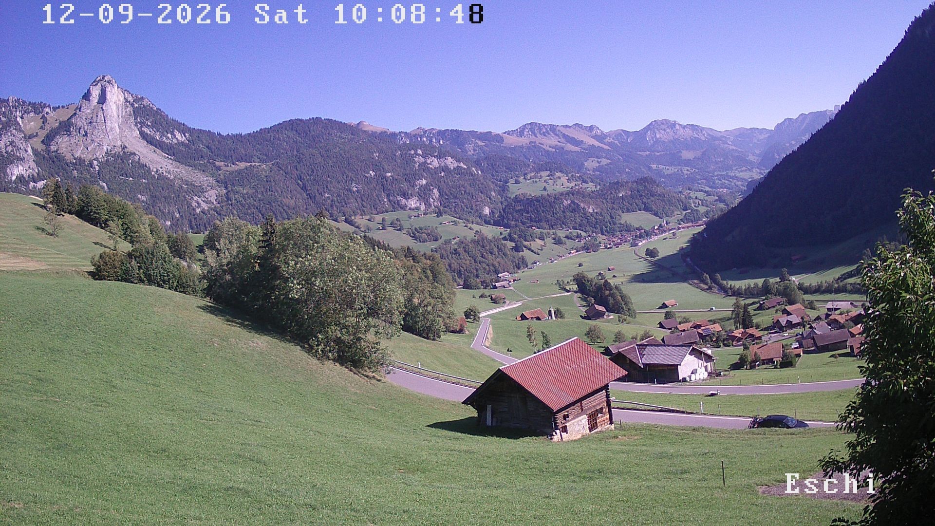 Archiv Foto Webcam in Boltigen-Eschi am Jaunpass