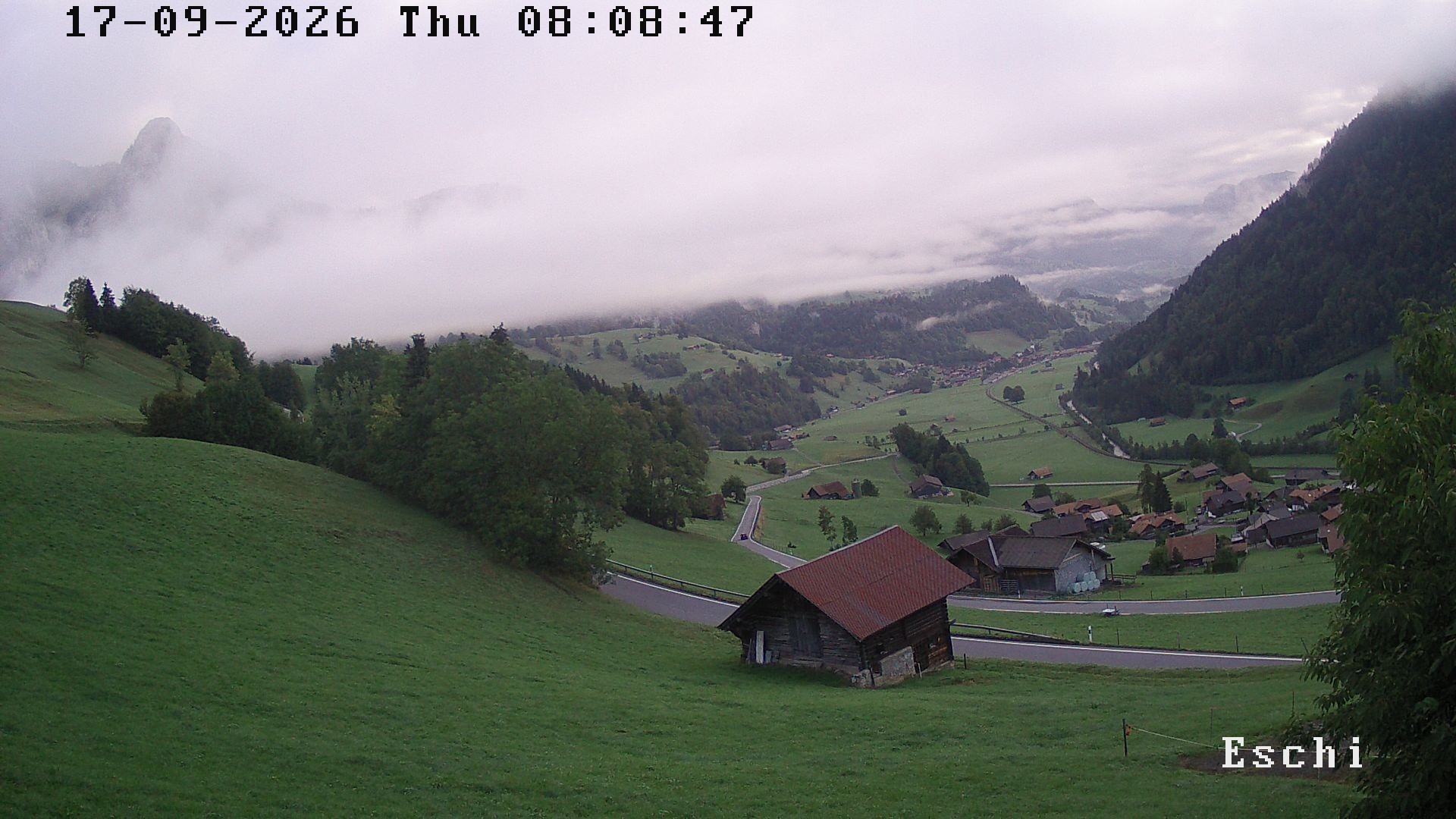 Archiv Foto Webcam in Boltigen-Eschi am Jaunpass