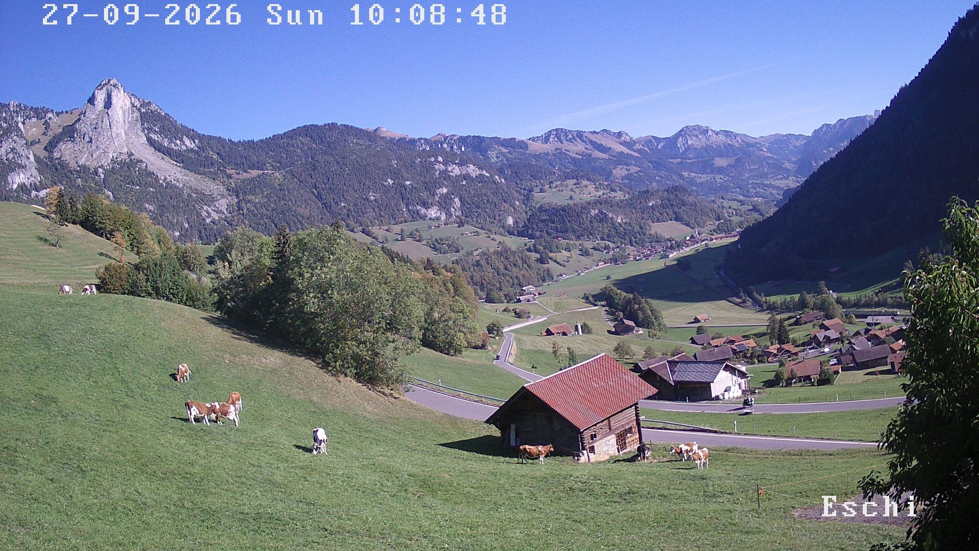 Archiv Foto Webcam in Boltigen-Eschi am Jaunpass