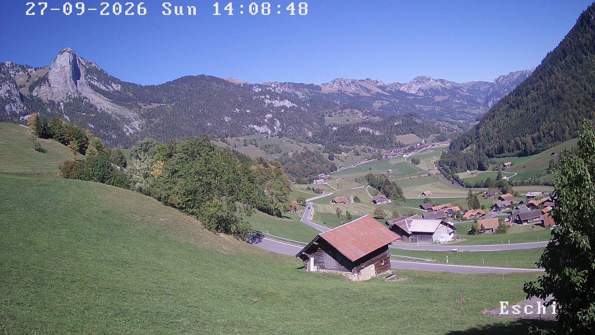 Archiv Foto Webcam in Boltigen-Eschi am Jaunpass