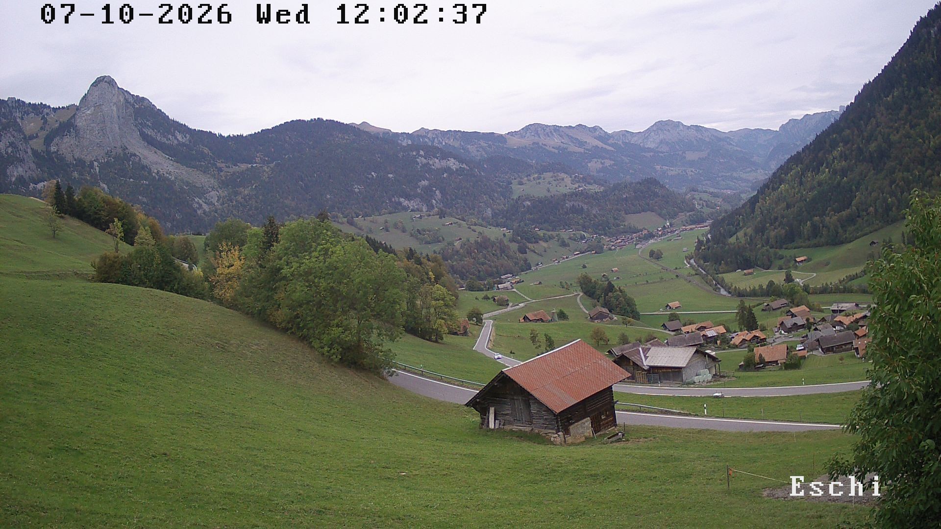 Archiv Foto Webcam in Boltigen-Eschi am Jaunpass