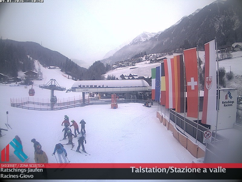 Archiv Foto Webcam Skigebiet Ratschings Jaufen: Talstation