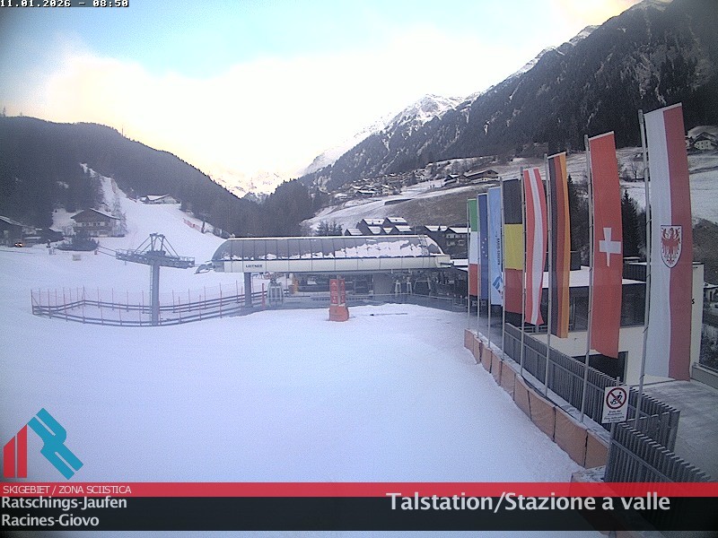 Archiv Foto Webcam Skigebiet Ratschings Jaufen: Talstation