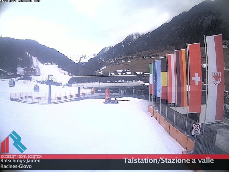 Archiv Foto Webcam Skigebiet Ratschings Jaufen: Talstation