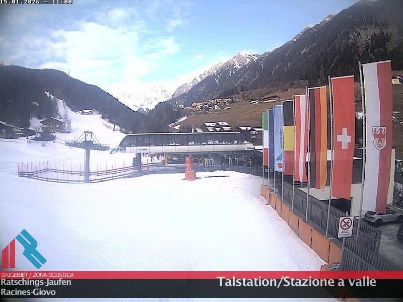 Archiv Foto Webcam Skigebiet Ratschings Jaufen: Talstation