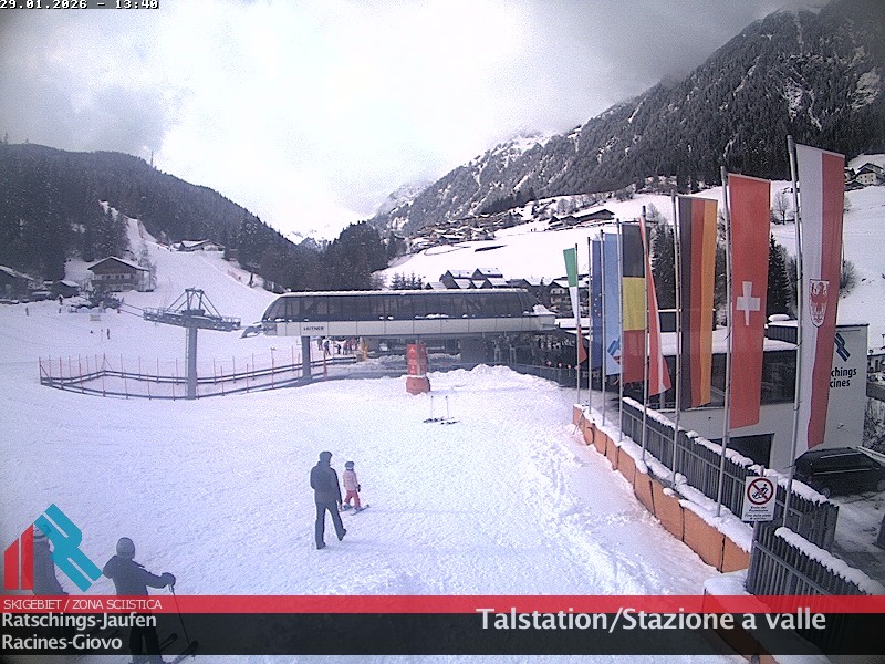 Archiv Foto Webcam Skigebiet Ratschings Jaufen: Talstation