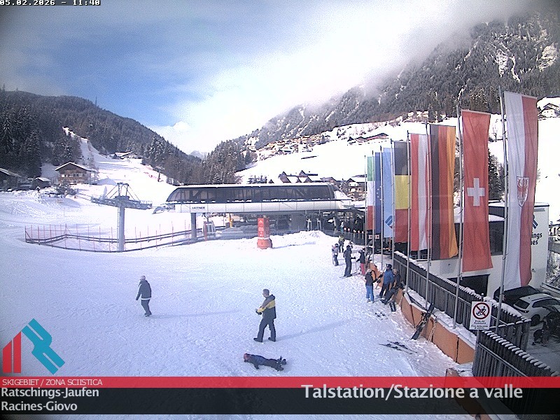 Archiv Foto Webcam Skigebiet Ratschings Jaufen: Talstation