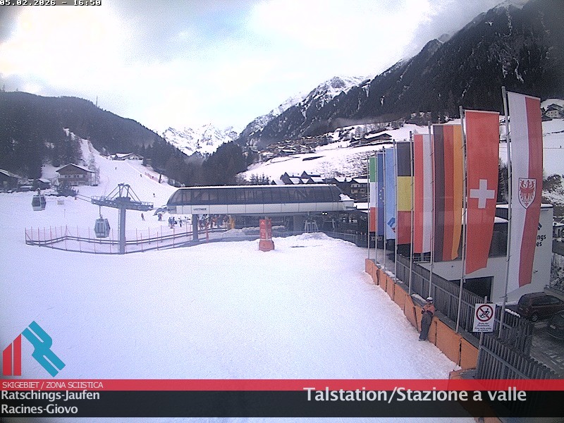 Archiv Foto Webcam Skigebiet Ratschings Jaufen: Talstation