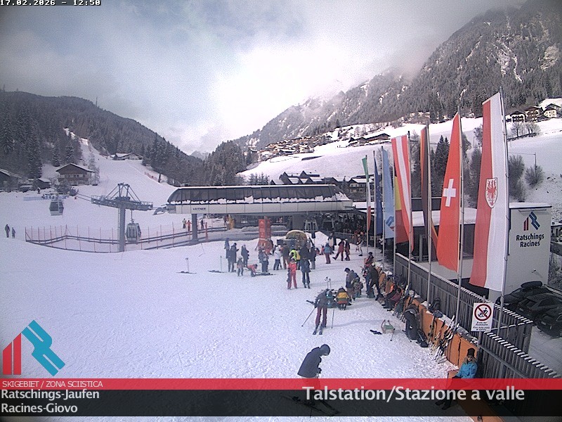 Archiv Foto Webcam Skigebiet Ratschings Jaufen: Talstation