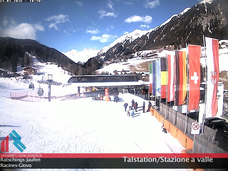 Archiv Foto Webcam Skigebiet Ratschings Jaufen: Talstation