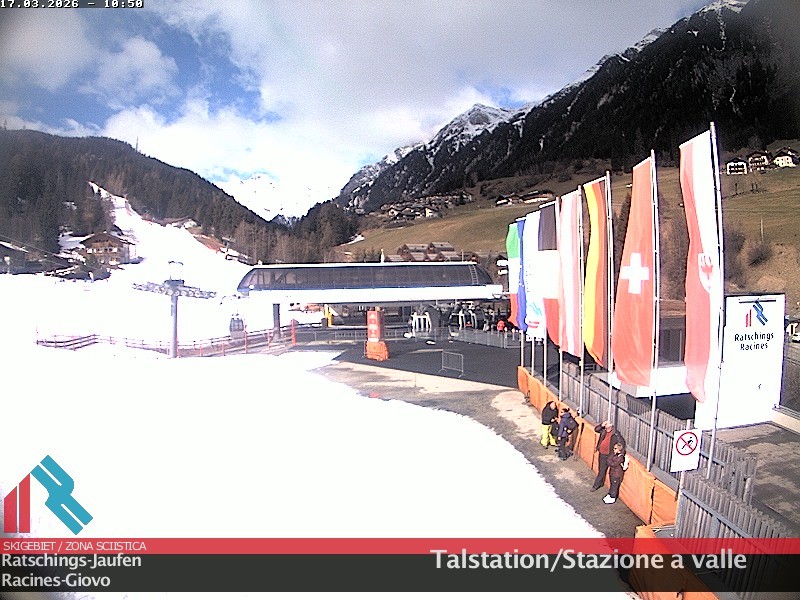 Archiv Foto Webcam Skigebiet Ratschings Jaufen: Talstation
