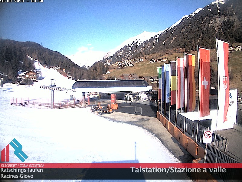 Archiv Foto Webcam Skigebiet Ratschings Jaufen: Talstation