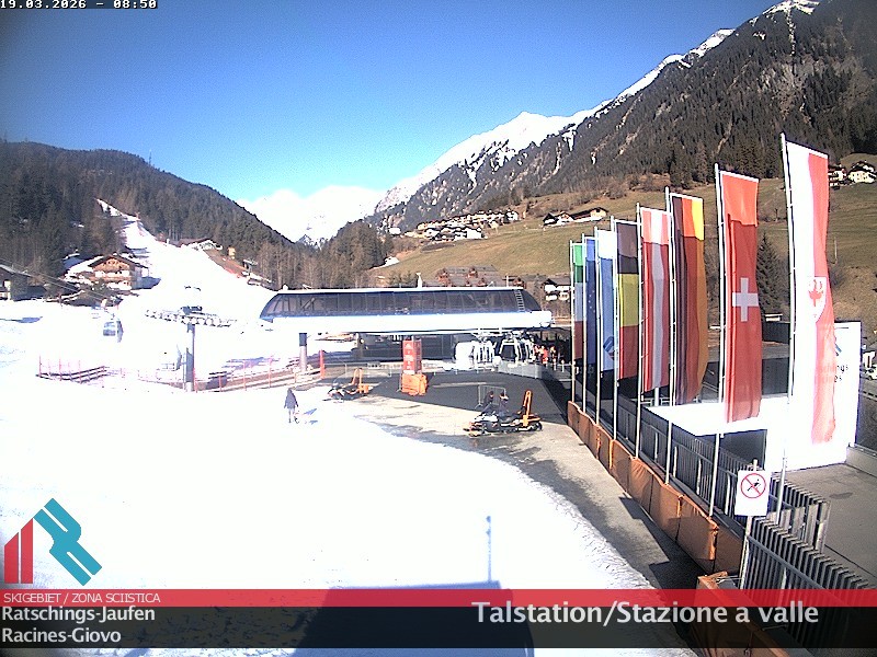 Archiv Foto Webcam Skigebiet Ratschings Jaufen: Talstation
