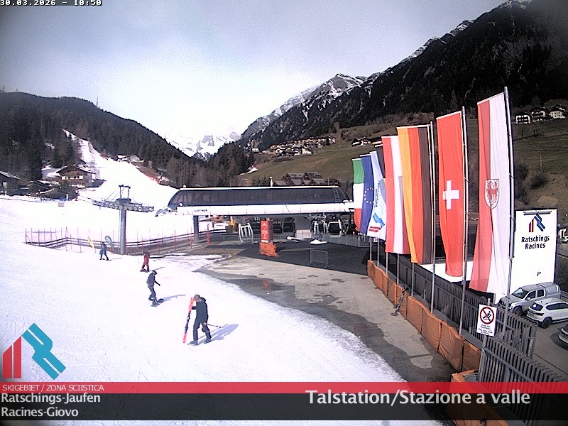 Archiv Foto Webcam Skigebiet Ratschings Jaufen: Talstation