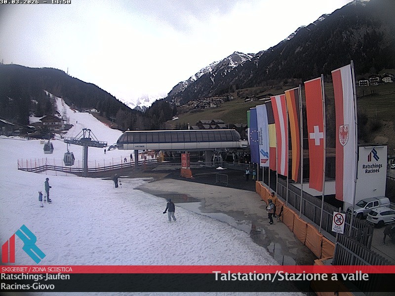 Archiv Foto Webcam Skigebiet Ratschings Jaufen: Talstation