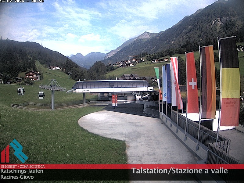 Archiv Foto Webcam Skigebiet Ratschings Jaufen: Talstation