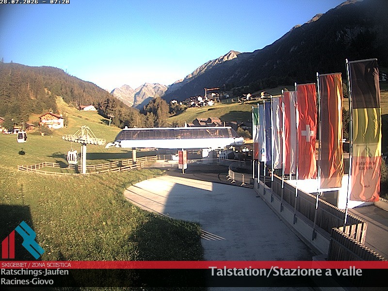 Archiv Foto Webcam Skigebiet Ratschings Jaufen: Talstation
