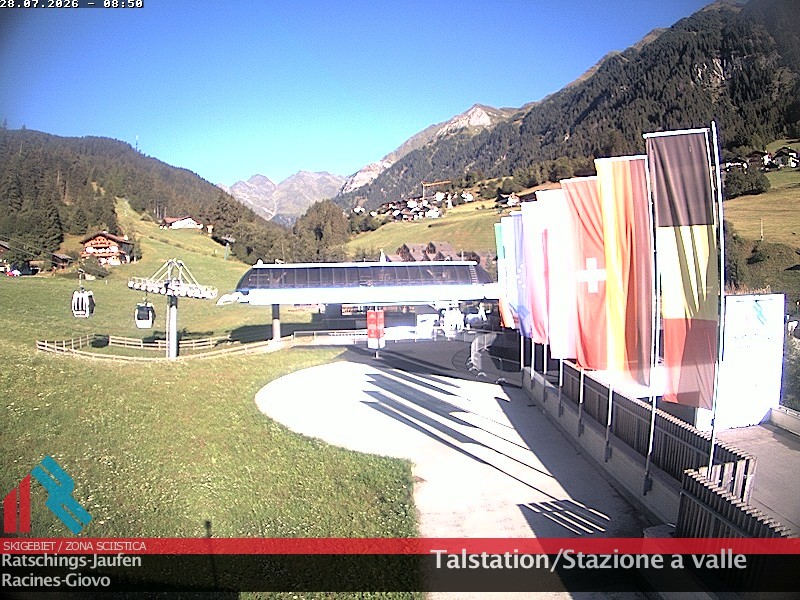Archiv Foto Webcam Skigebiet Ratschings Jaufen: Talstation