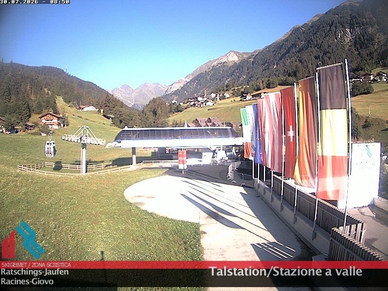 Archiv Foto Webcam Skigebiet Ratschings Jaufen: Talstation