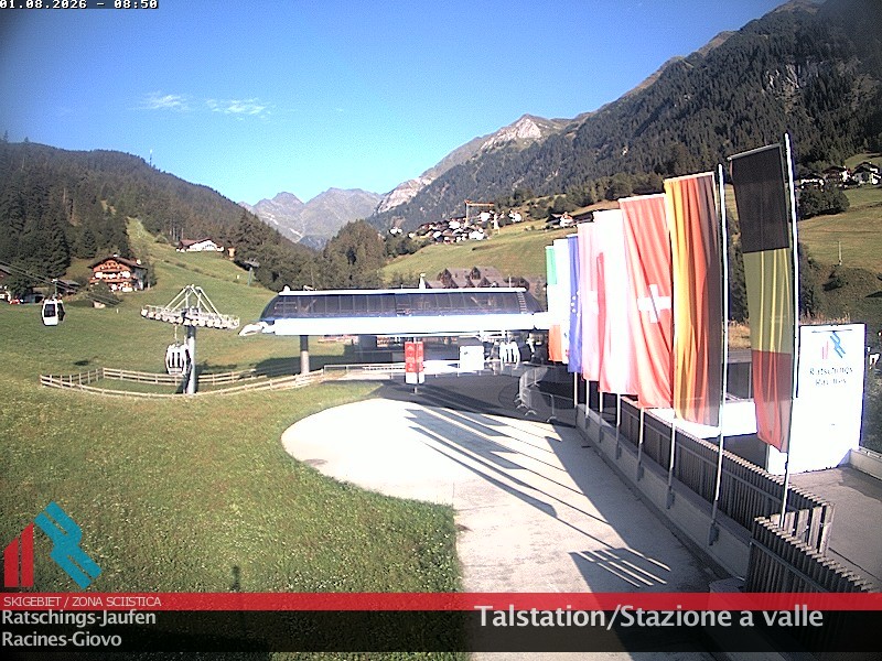 Archiv Foto Webcam Skigebiet Ratschings Jaufen: Talstation