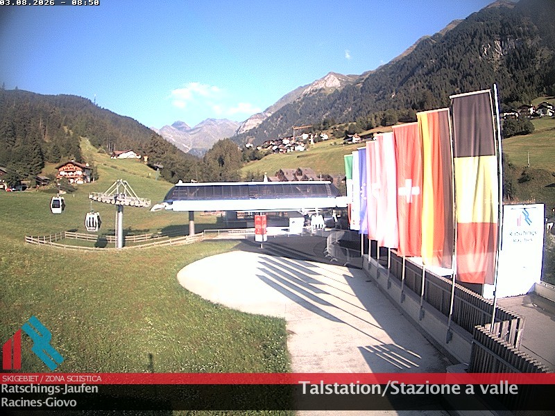 Archiv Foto Webcam Skigebiet Ratschings Jaufen: Talstation