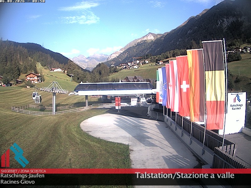 Archiv Foto Webcam Skigebiet Ratschings Jaufen: Talstation