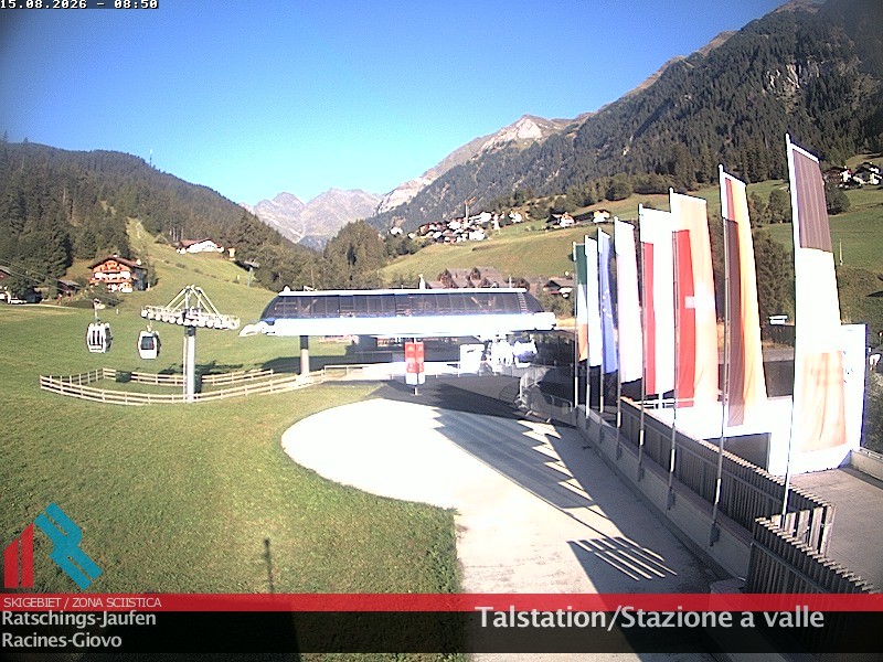 Archiv Foto Webcam Skigebiet Ratschings Jaufen: Talstation