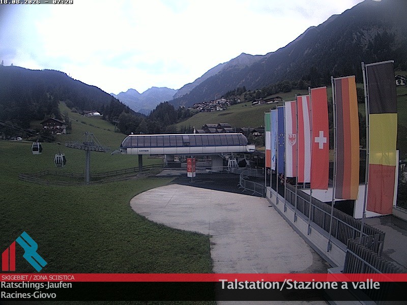 Archiv Foto Webcam Skigebiet Ratschings Jaufen: Talstation