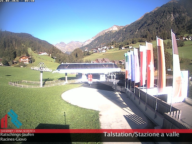 Archiv Foto Webcam Skigebiet Ratschings Jaufen: Talstation