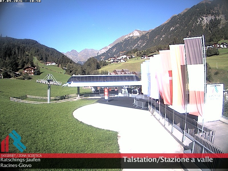 Archiv Foto Webcam Skigebiet Ratschings Jaufen: Talstation