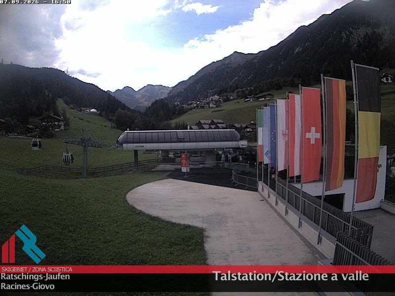 Archiv Foto Webcam Skigebiet Ratschings Jaufen: Talstation