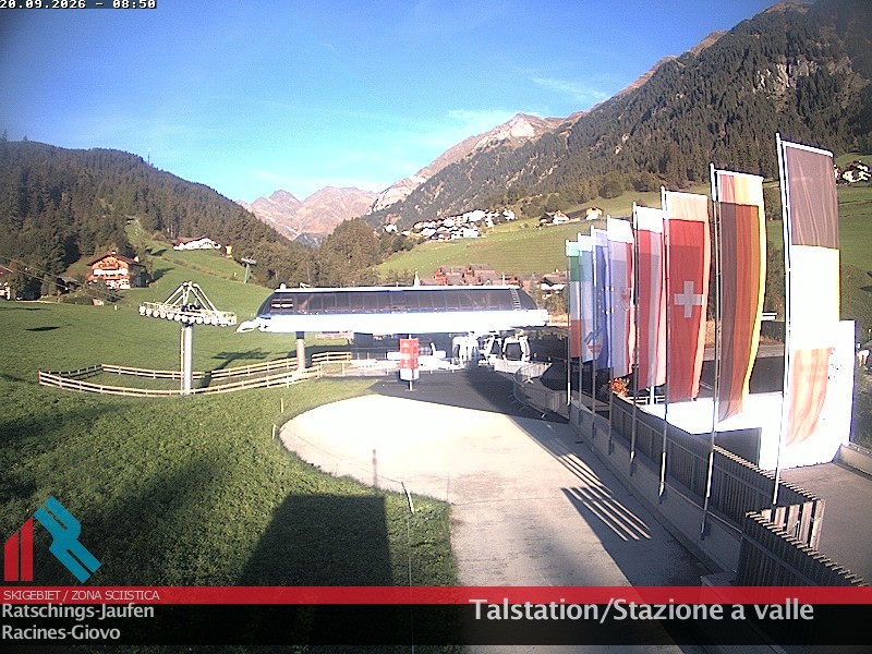 Archiv Foto Webcam Skigebiet Ratschings Jaufen: Talstation