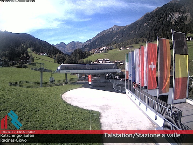 Archiv Foto Webcam Skigebiet Ratschings Jaufen: Talstation