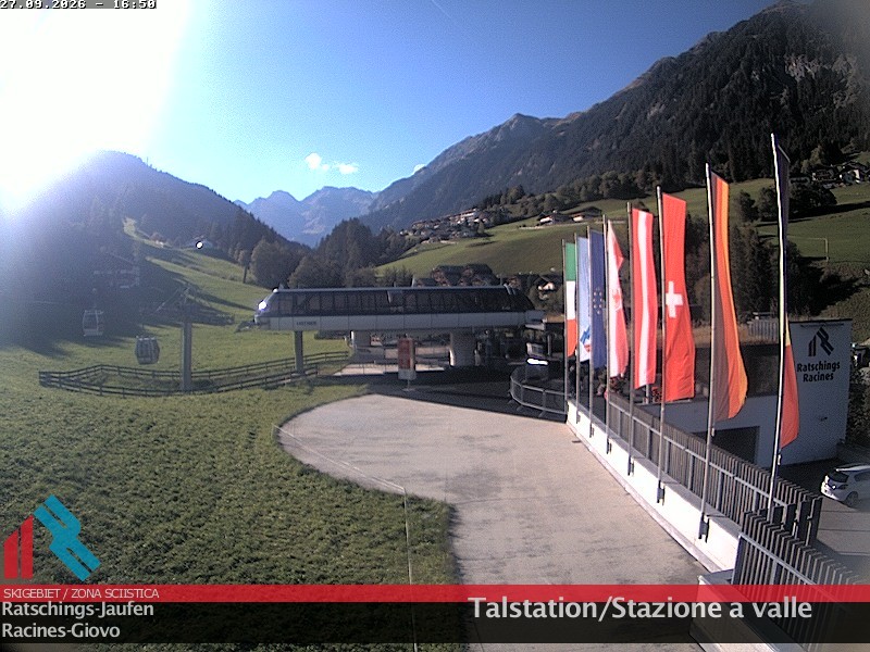 Archiv Foto Webcam Skigebiet Ratschings Jaufen: Talstation