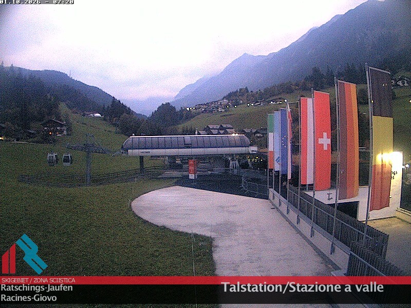 Archiv Foto Webcam Skigebiet Ratschings Jaufen: Talstation